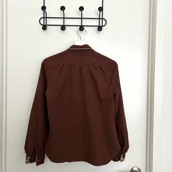 Vintage "Western" Button Up Blouse - Picture 3 of 6